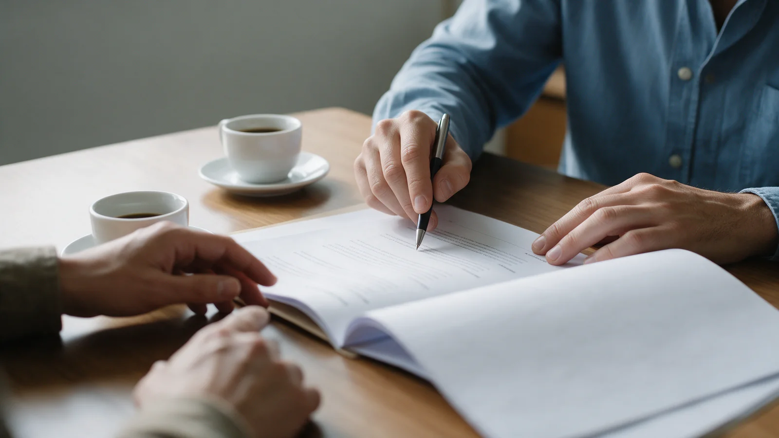 La propuesta impresa, revisada con el cliente