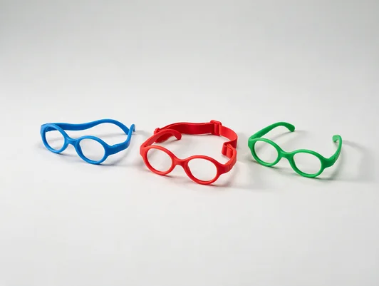 Tres armazones infantiles flexibles